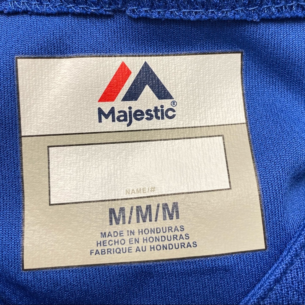 Majestic Texas Wallace #25 baseball shirt Medium - Picture 2 of 8